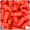 BeadTin Bright Red Opaque 25mm Rhino Plastic Pony Beads (24pcs)